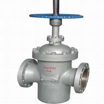 Expanding gate valve